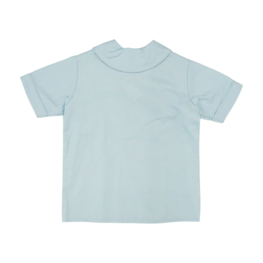 Blue Short Sleeve Button Down - Image 2