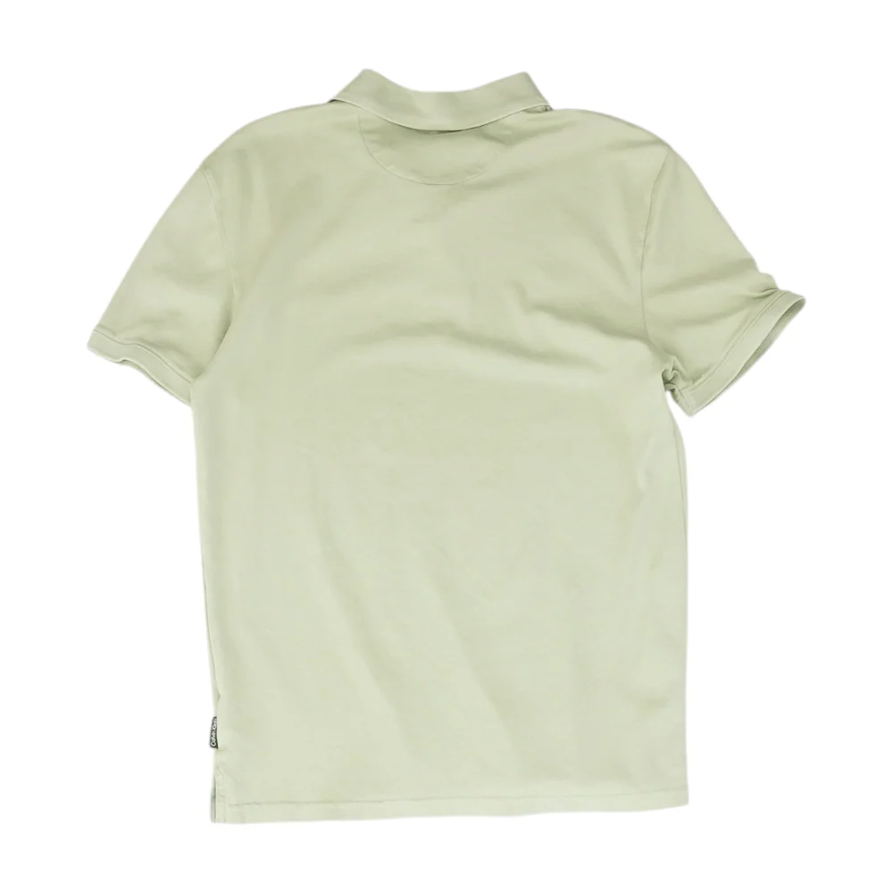 Green Solid Short Sleeve Polo - Image 2