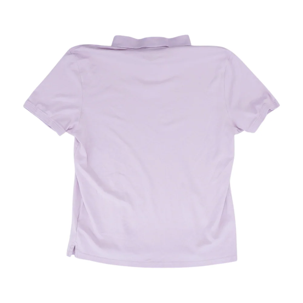 Pink Solid Short Sleeve Polo - Image 2