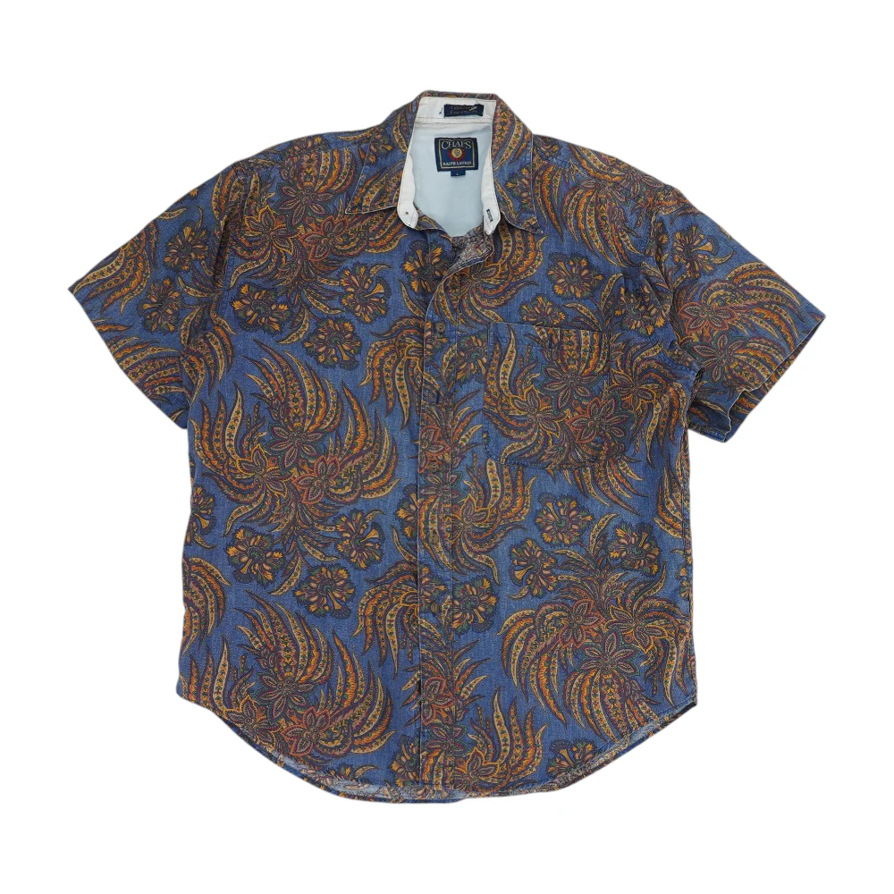 Vintage Ralph Lauren Printed Short Sleeve Button Down