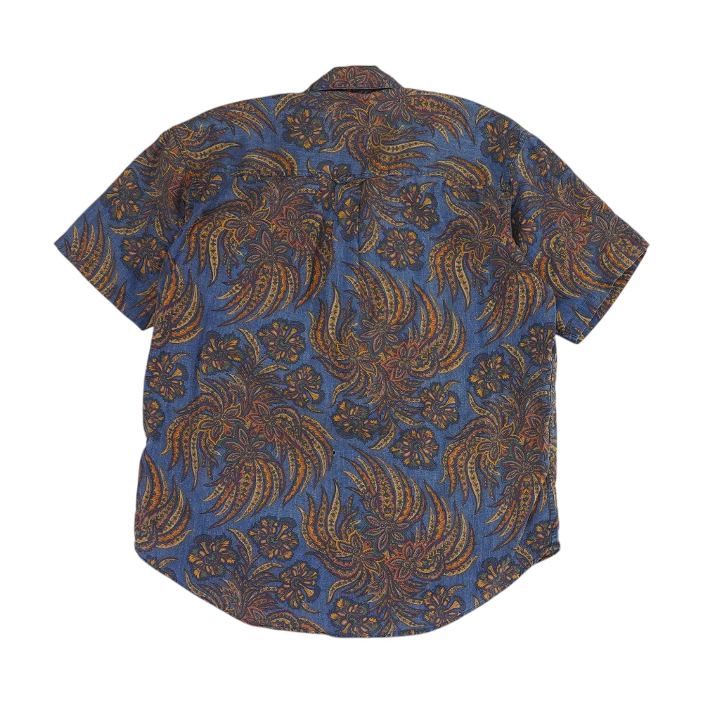 Vintage Ralph Lauren Printed Short Sleeve Button Down - Image 2