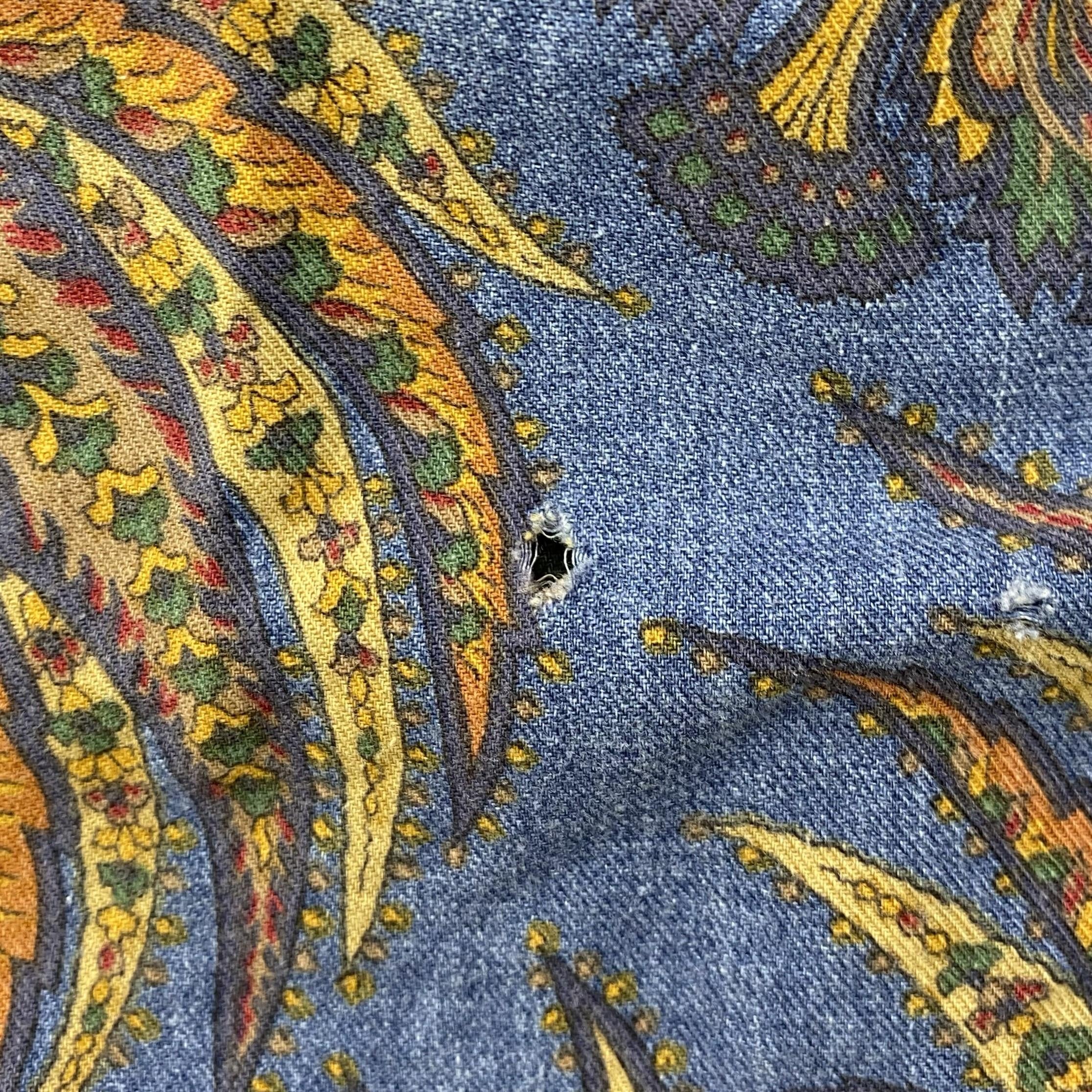 Vintage Ralph Lauren Printed Short Sleeve Button Down - Image 5