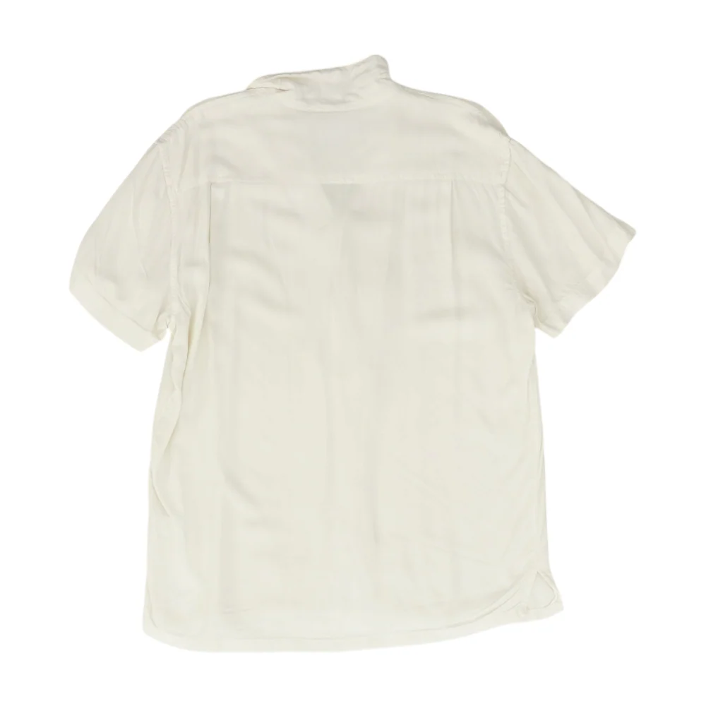 Ivory Solid Short Sleeve Button Down - Image 2