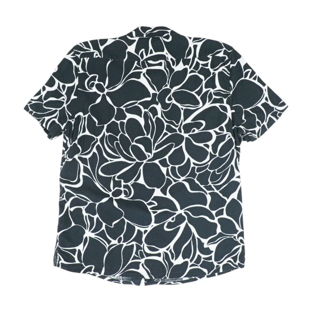 Black Graphic Short Sleeve Button Down - Image 2
