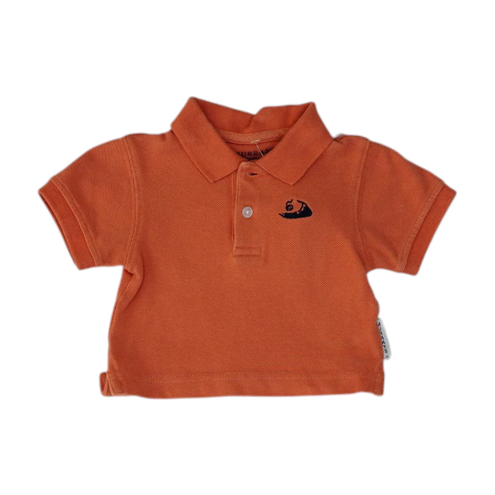 Orange Short Sleeve Polo