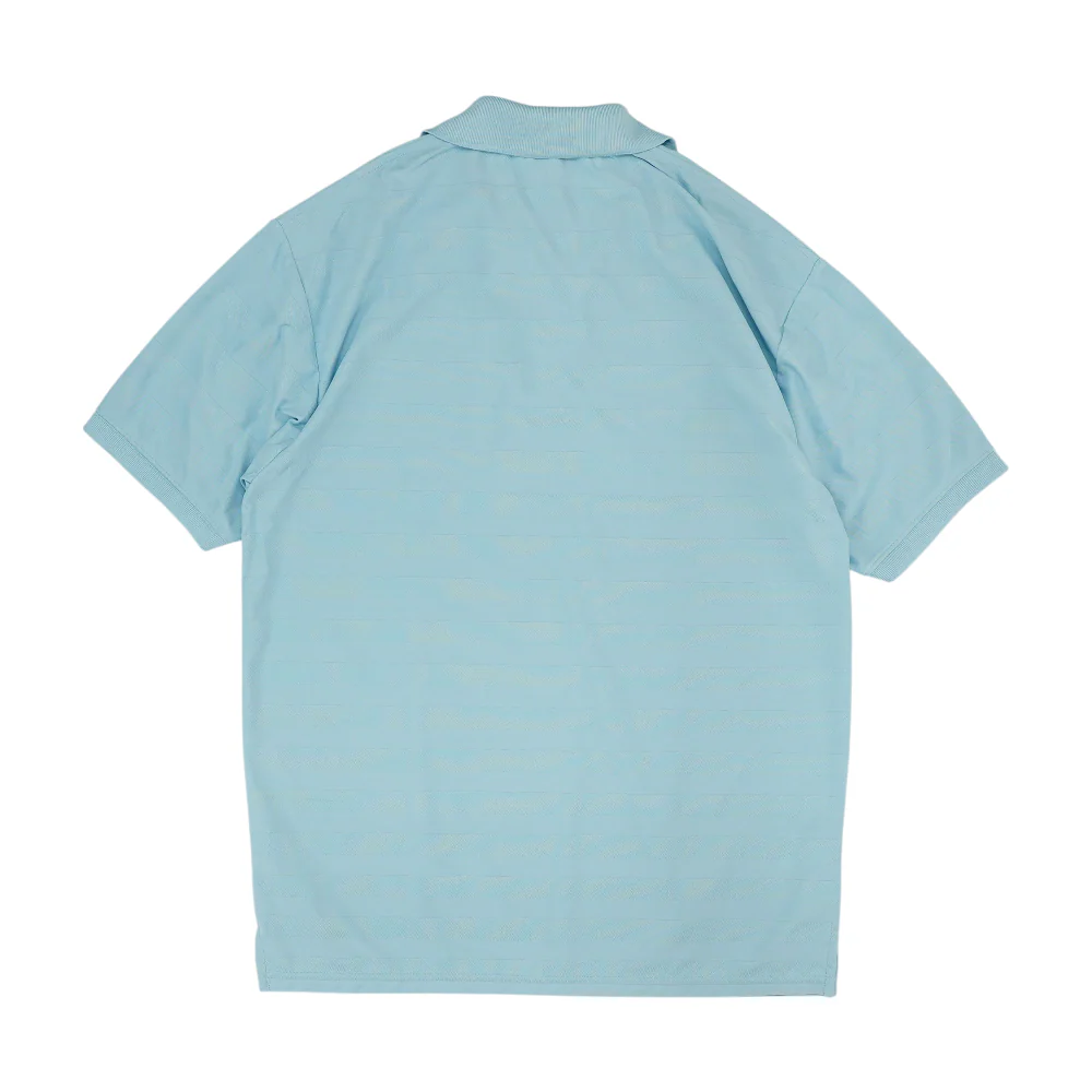Blue Striped Short Sleeve Polo - Image 2