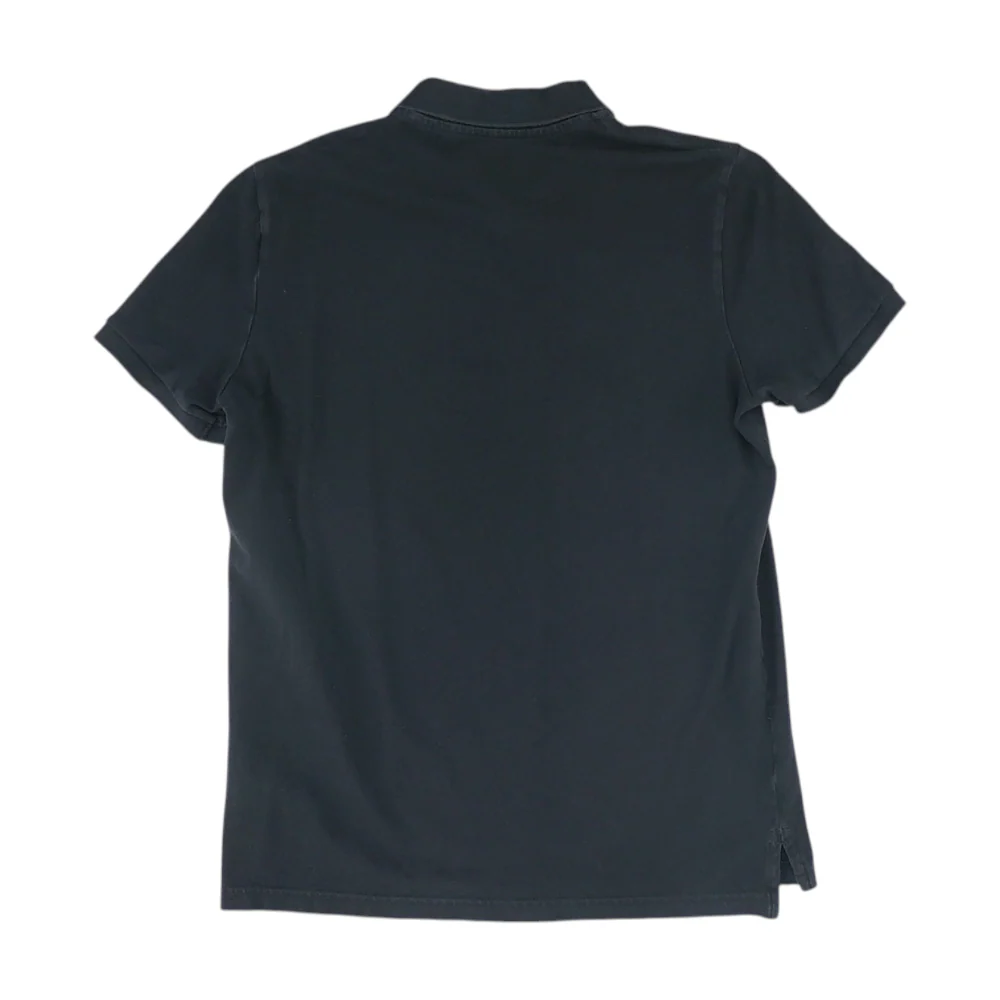 Black Solid Short Sleeve Polo - Image 2