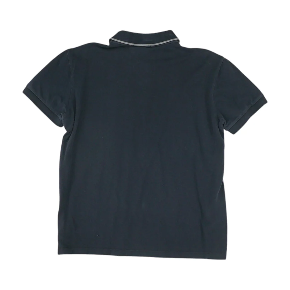 Navy Solid Short Sleeve Polo - Image 2