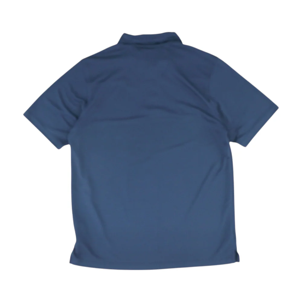 Navy Striped Short Sleeve Polo - Image 2