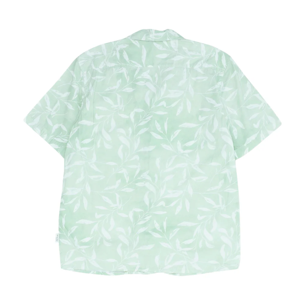 Green Floral Short Sleeve Button Down - Image 2