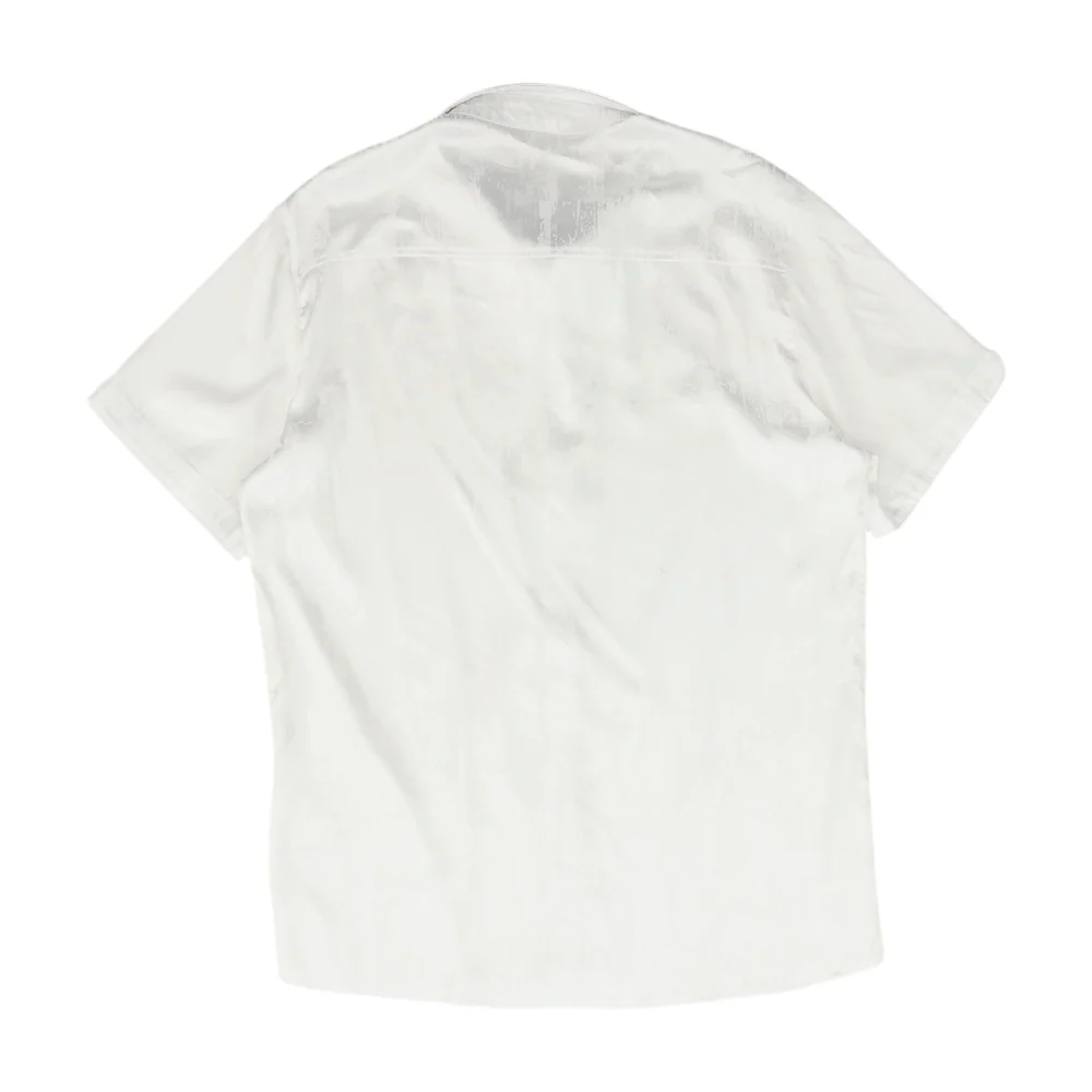 White Solid Short Sleeve Button Down - Image 2