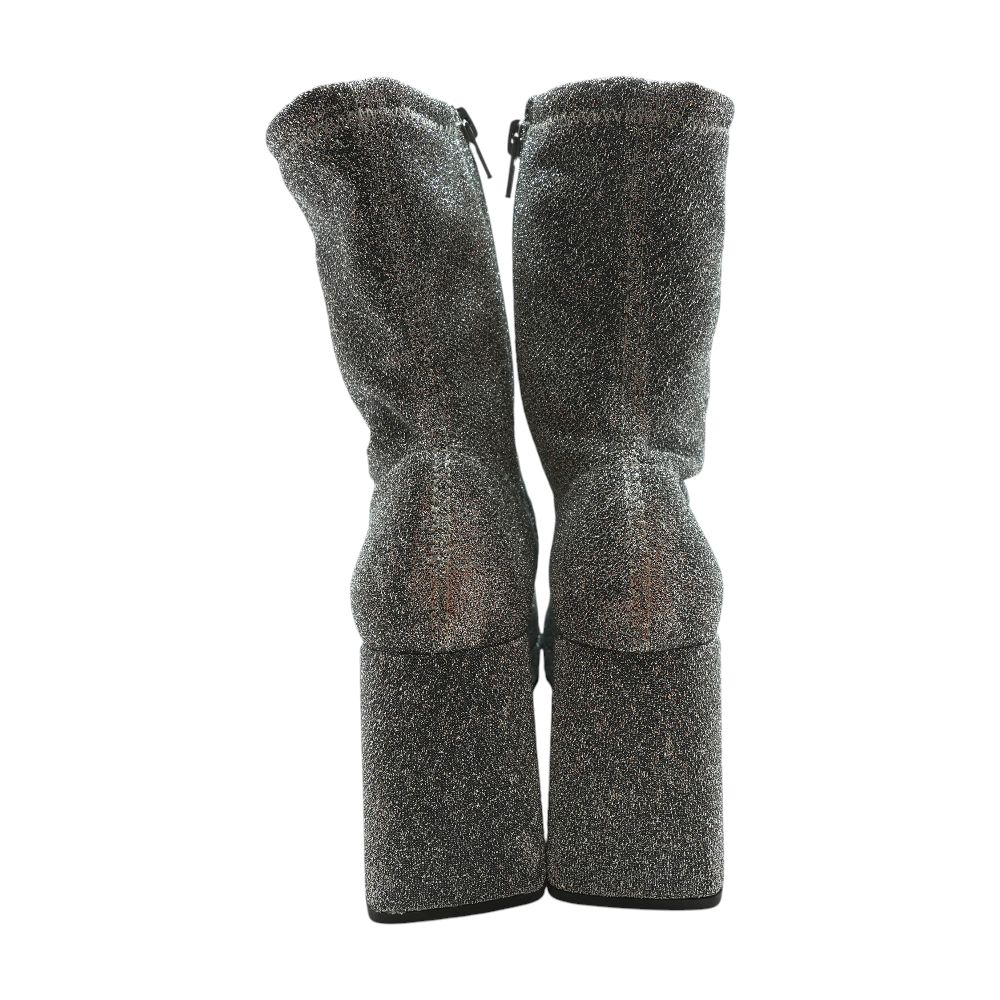 Silver Ankle Boots - Image 2
