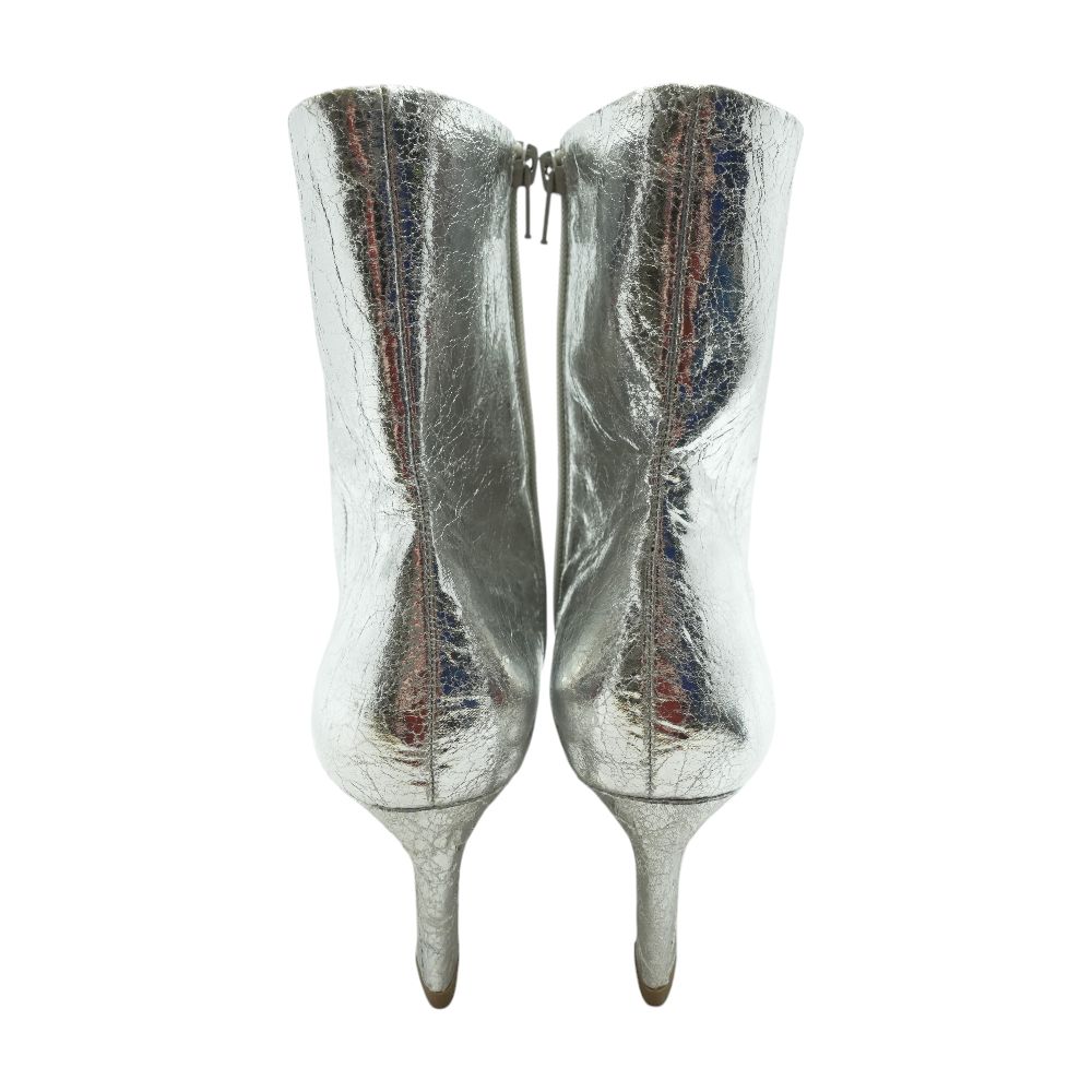 Silver Ankle Boots - Image 2