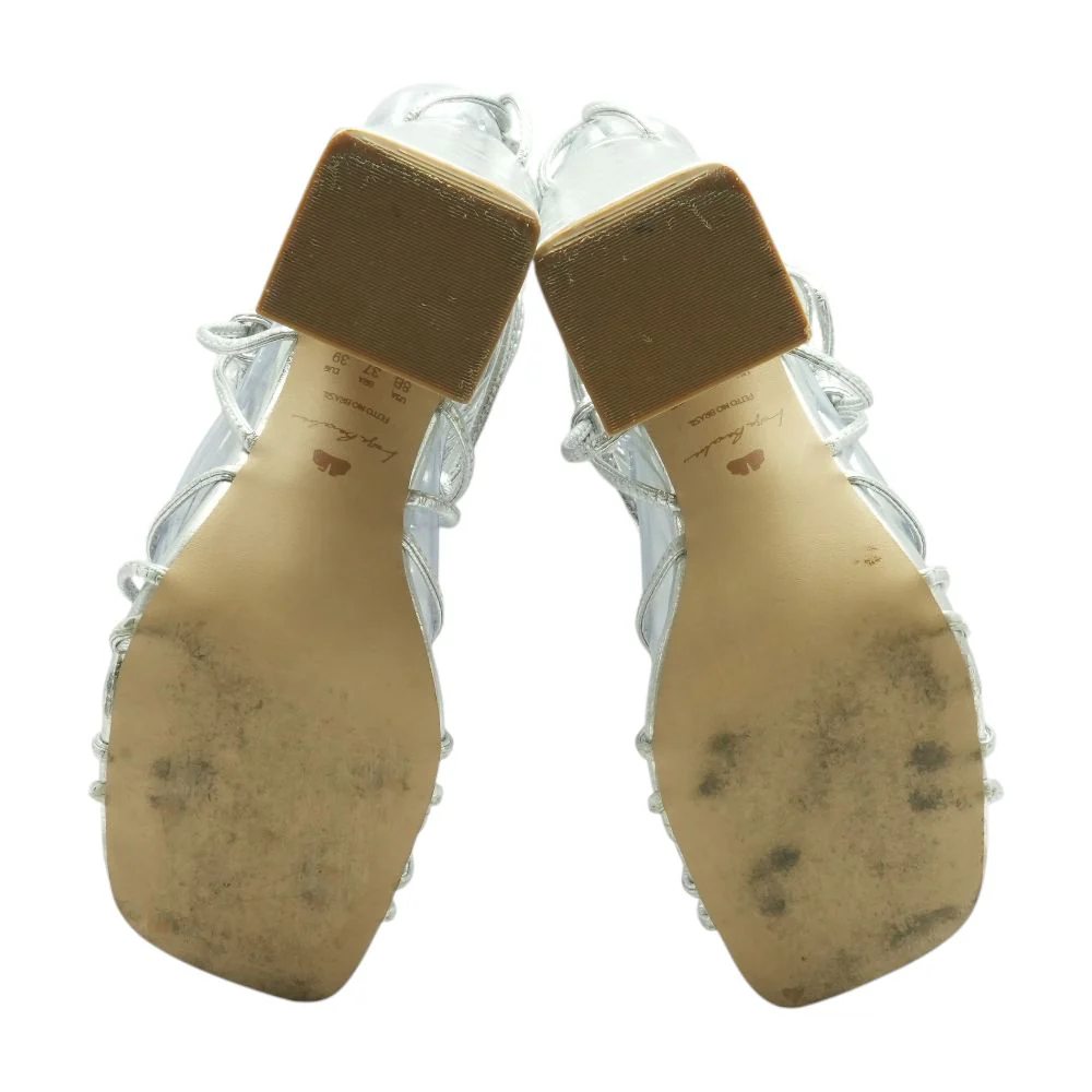 Silver Block Heels - Image 3