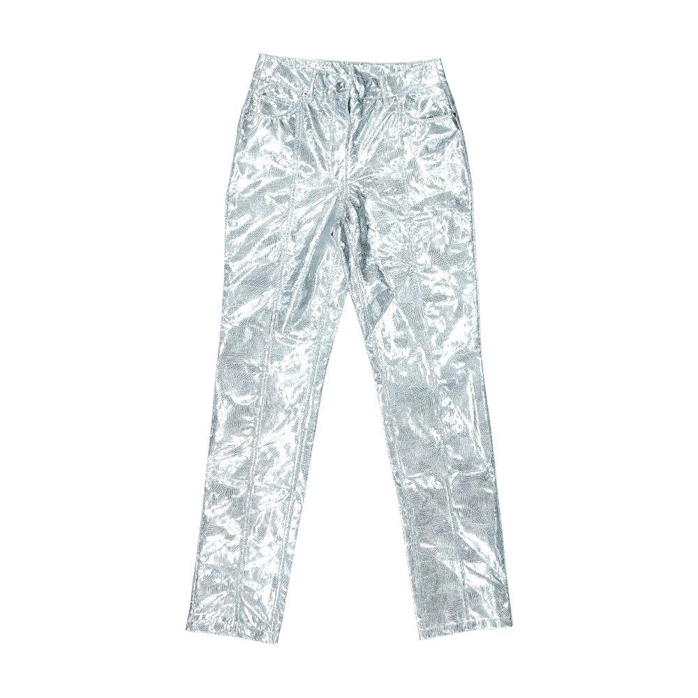 Silver Casual Pants
