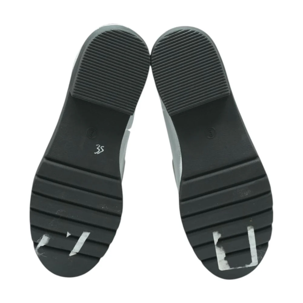 Silver Loafer Flats - Image 3