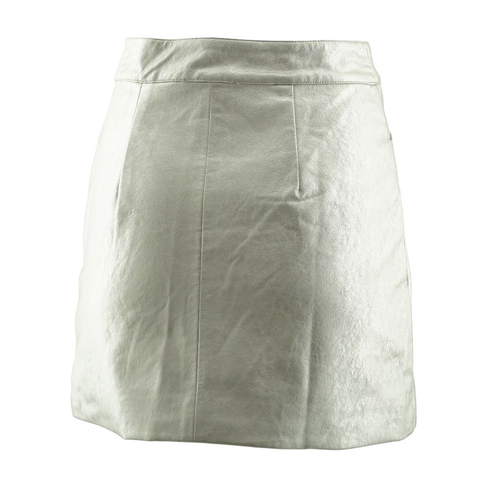 Silver Mini Skirt - Image 2