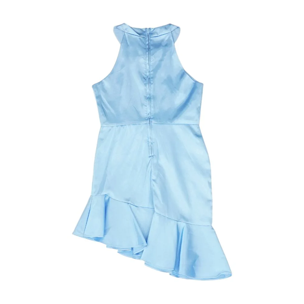 Silver Solid Dress - Image 2