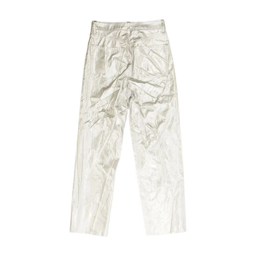 Silver Solid Pants - Image 2