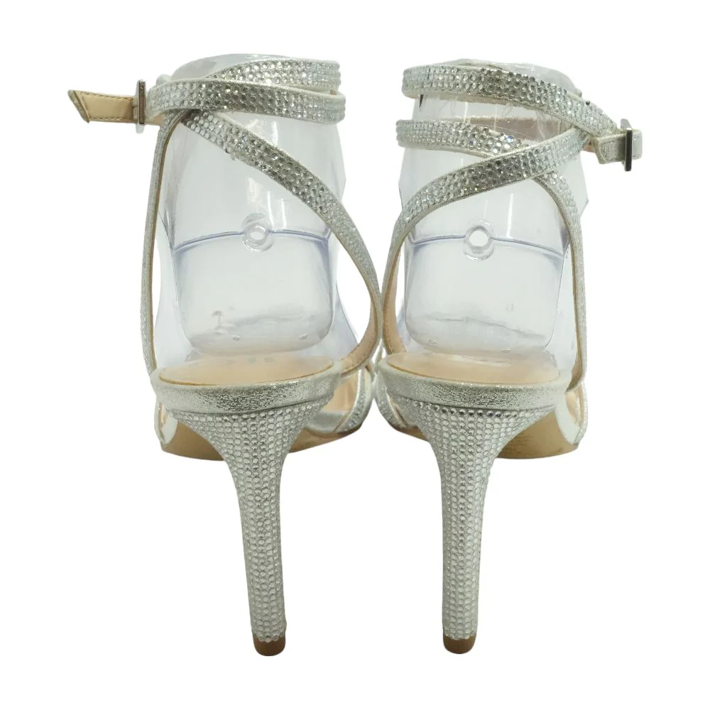 Silver Stiletto Heels - Image 2