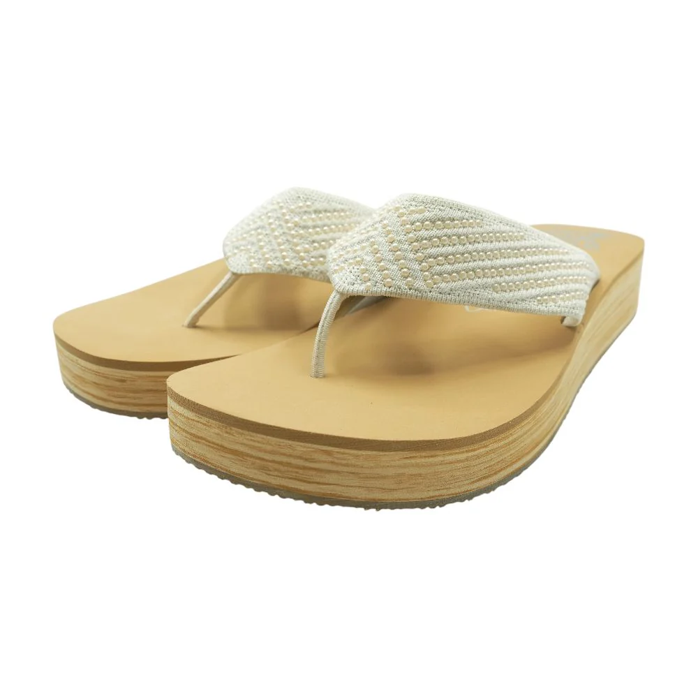 Silver Wedged Sandals - Image 2