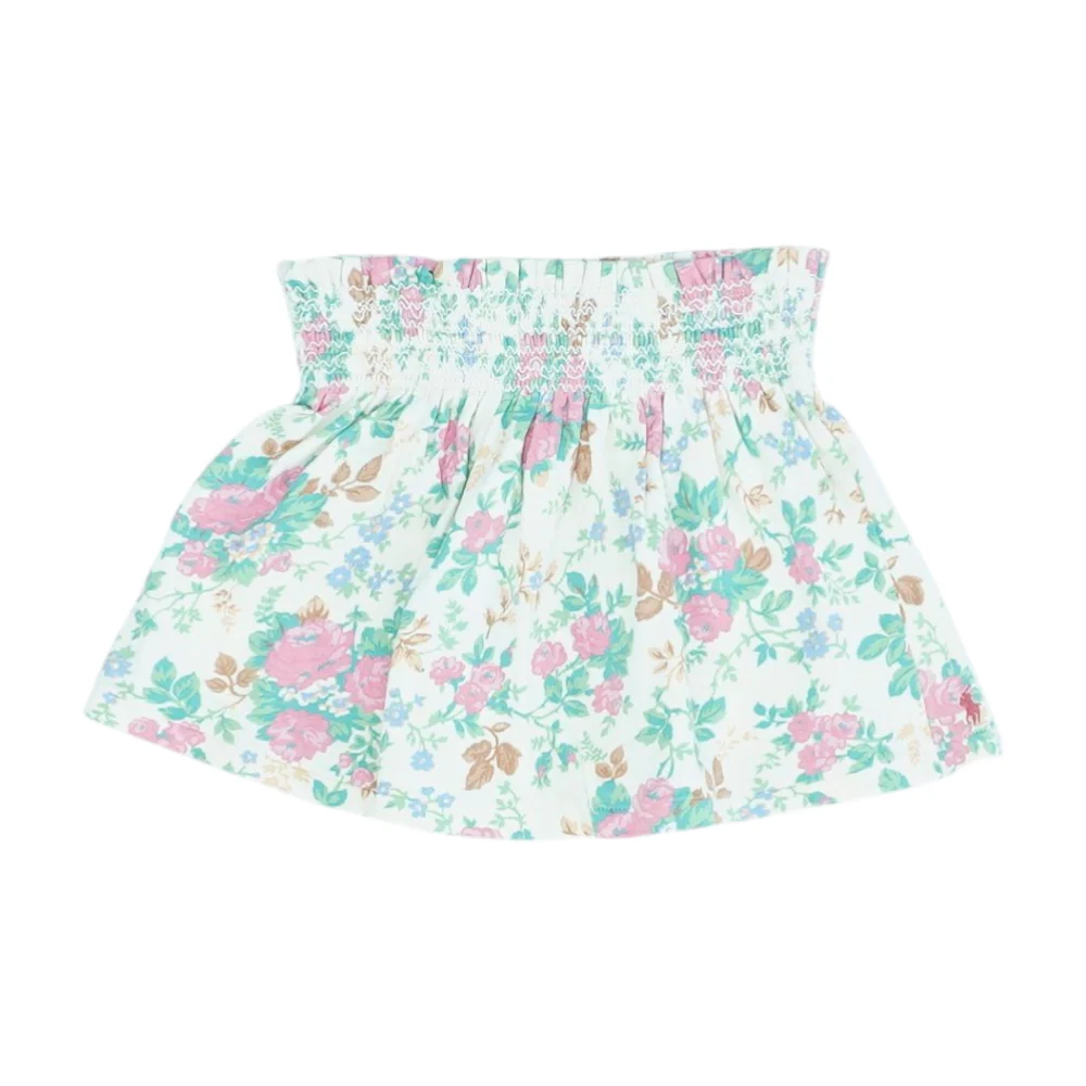 Beige Floral Skirt - Image 2