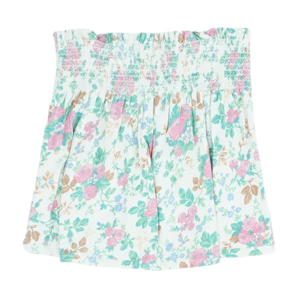 Beige Floral Skirt - Image 2