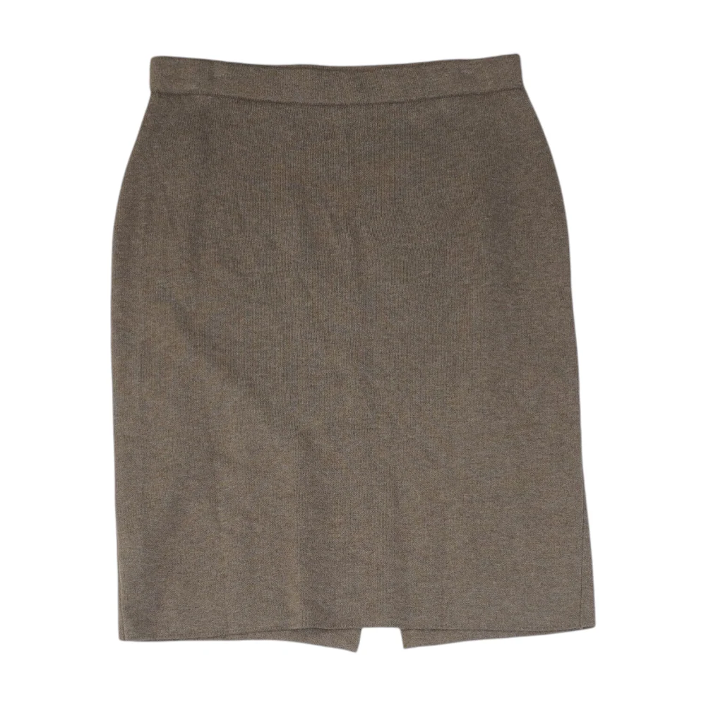 Gray Midi Skirt