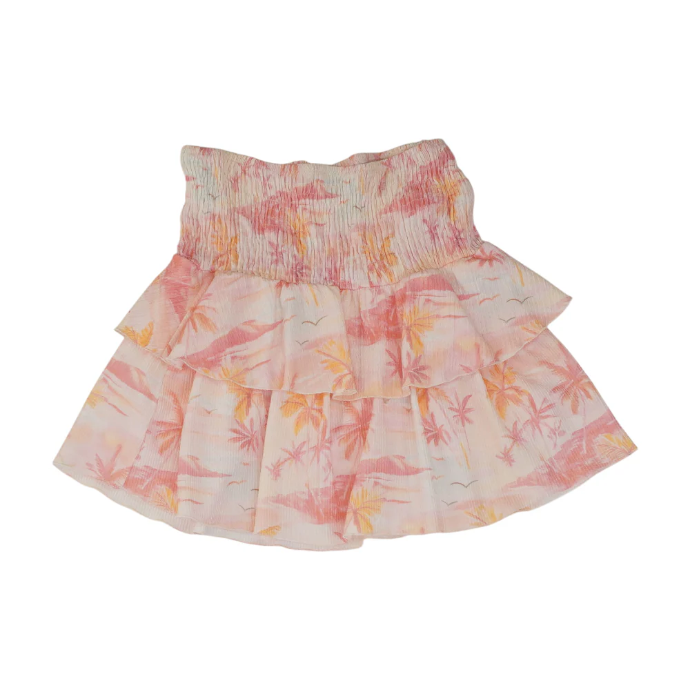 Pink Print Skirt