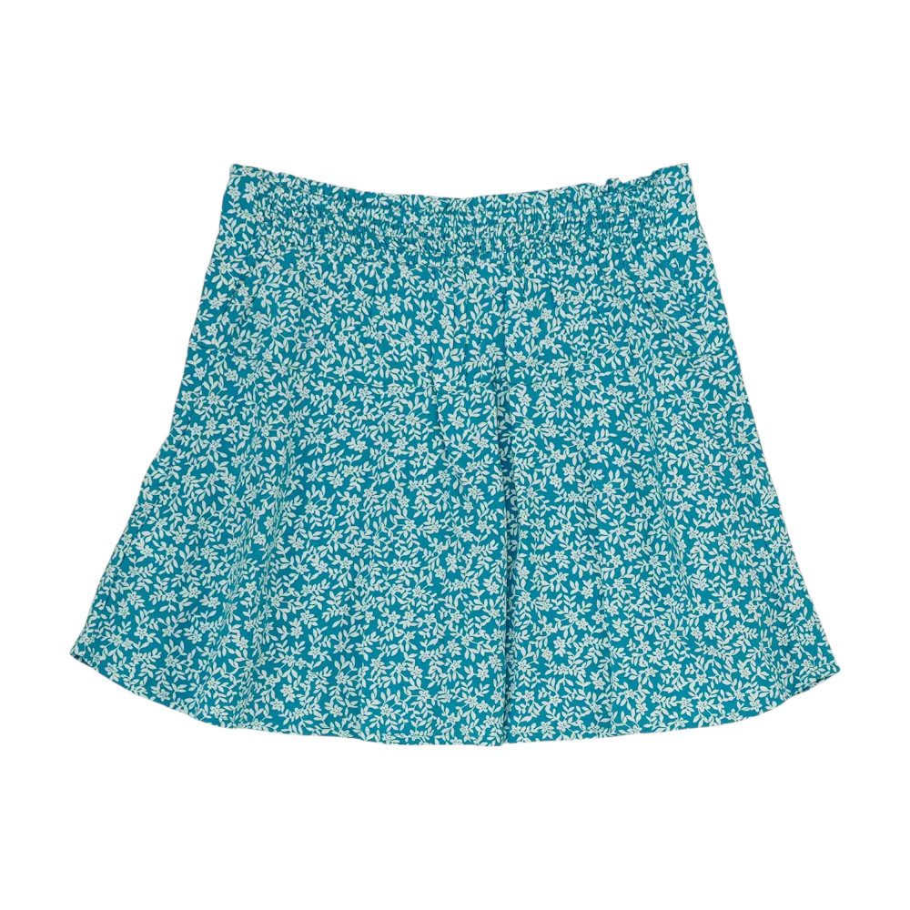 Teal Floral Skirt - Image 2