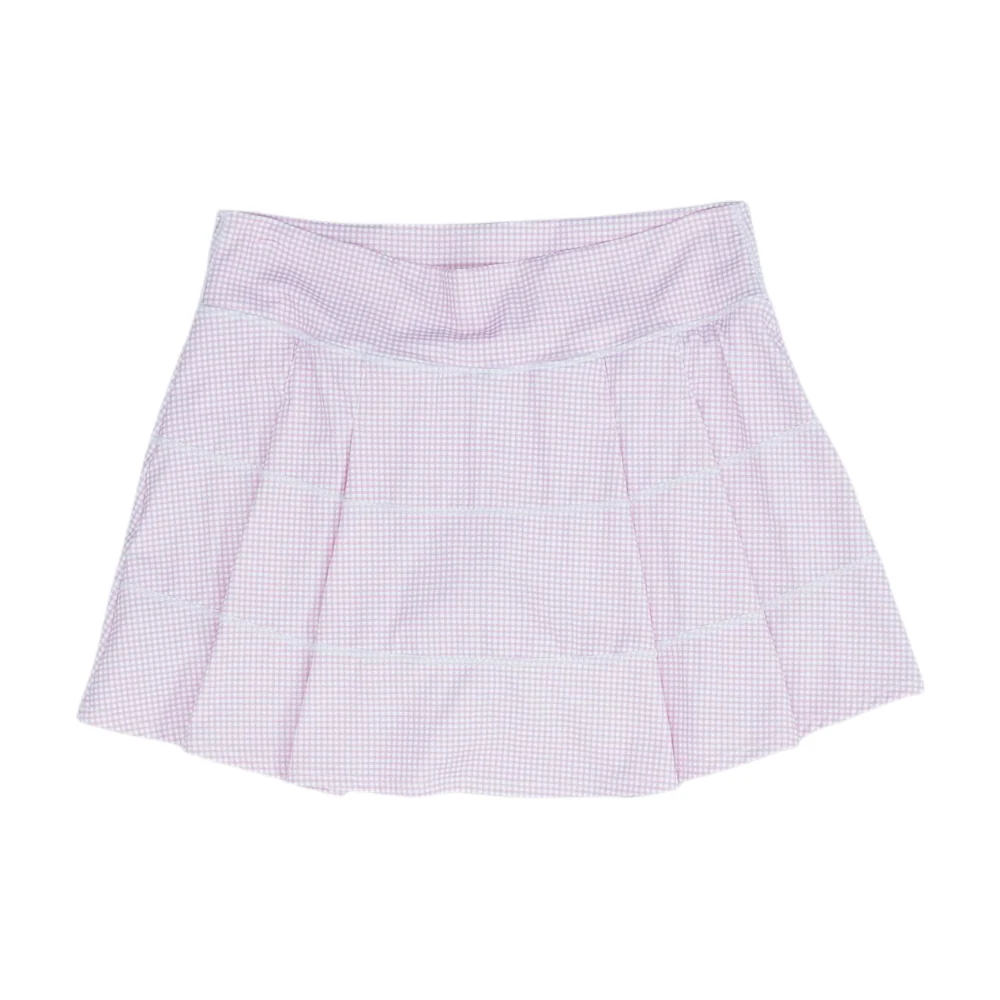 Pink Check Midi Skort - Image 2