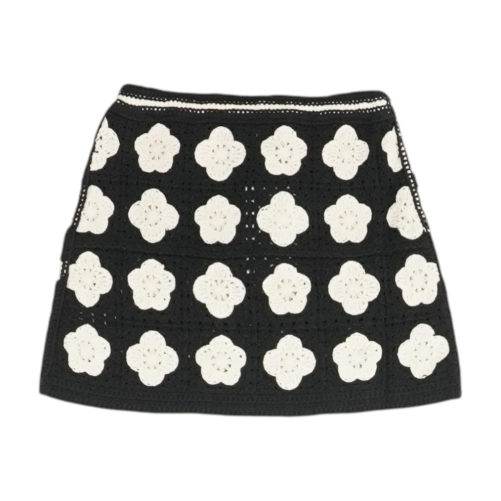 Black Floral Skirt - Image 2