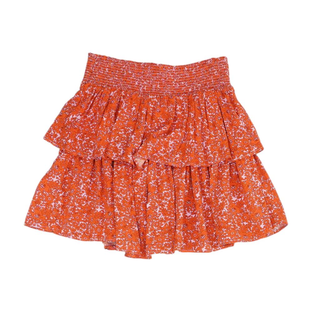 Orange Floral Skirt - Image 2