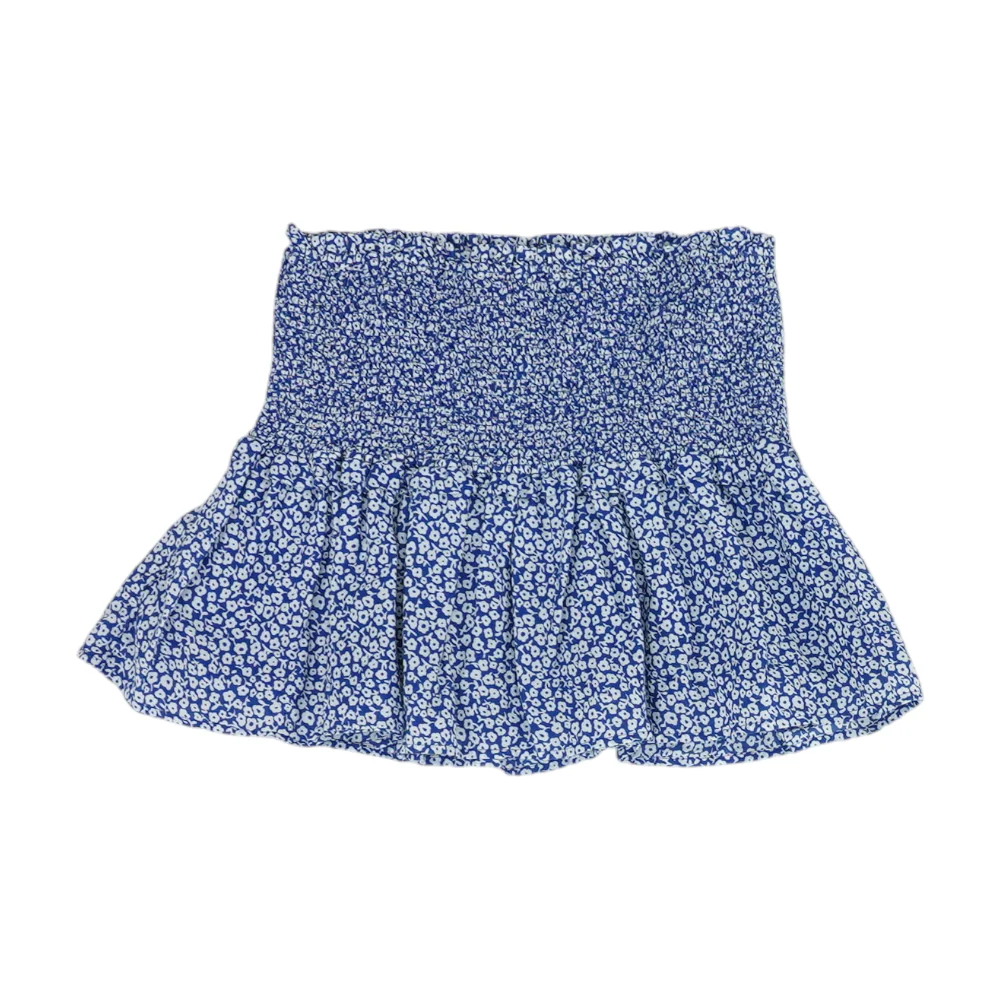 Blue Floral Skirt