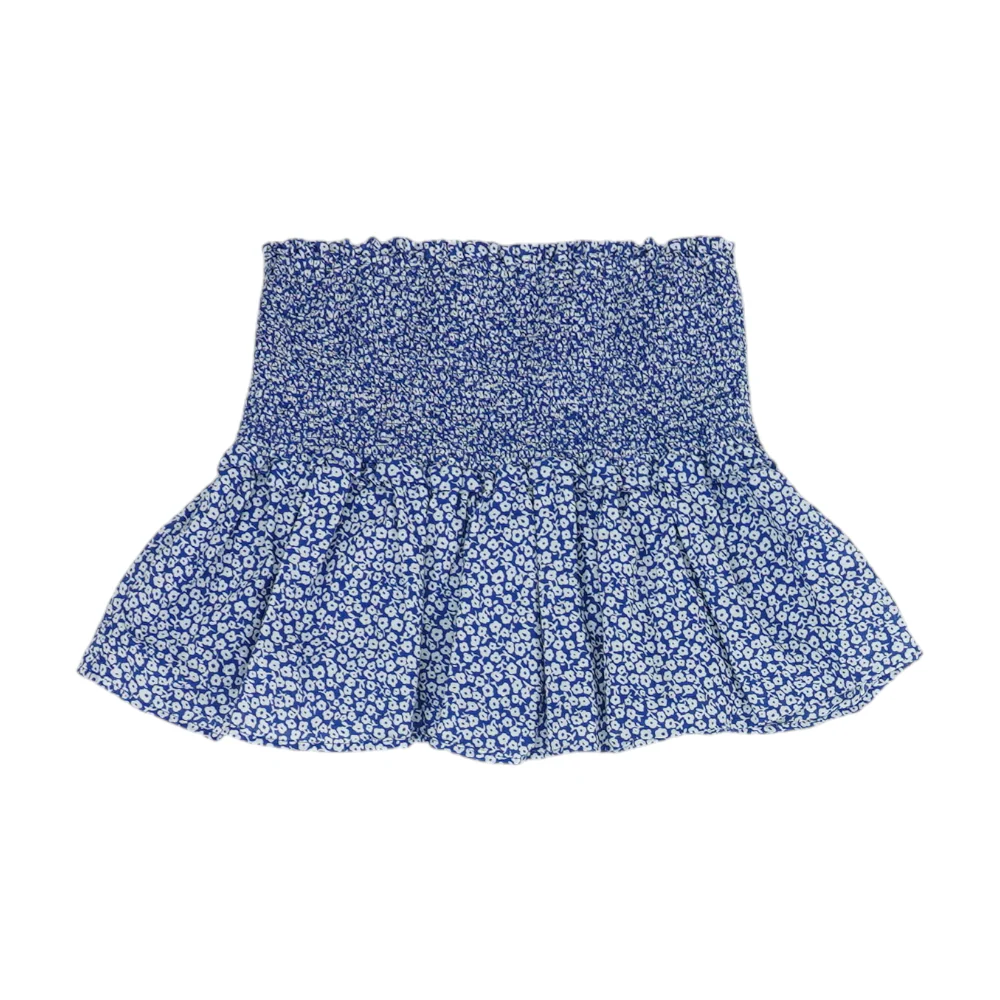 Blue Floral Skirt - Image 2