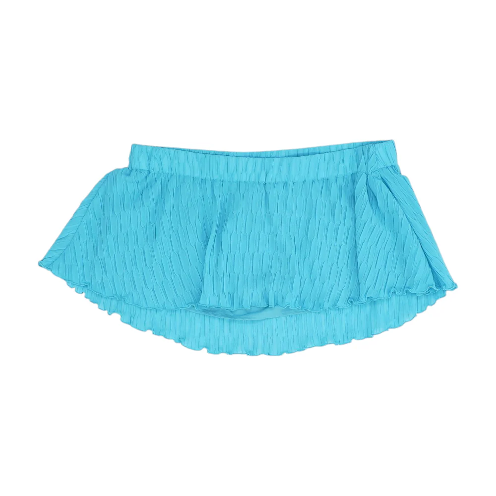 Turquoise Mini Skirt - Image 2