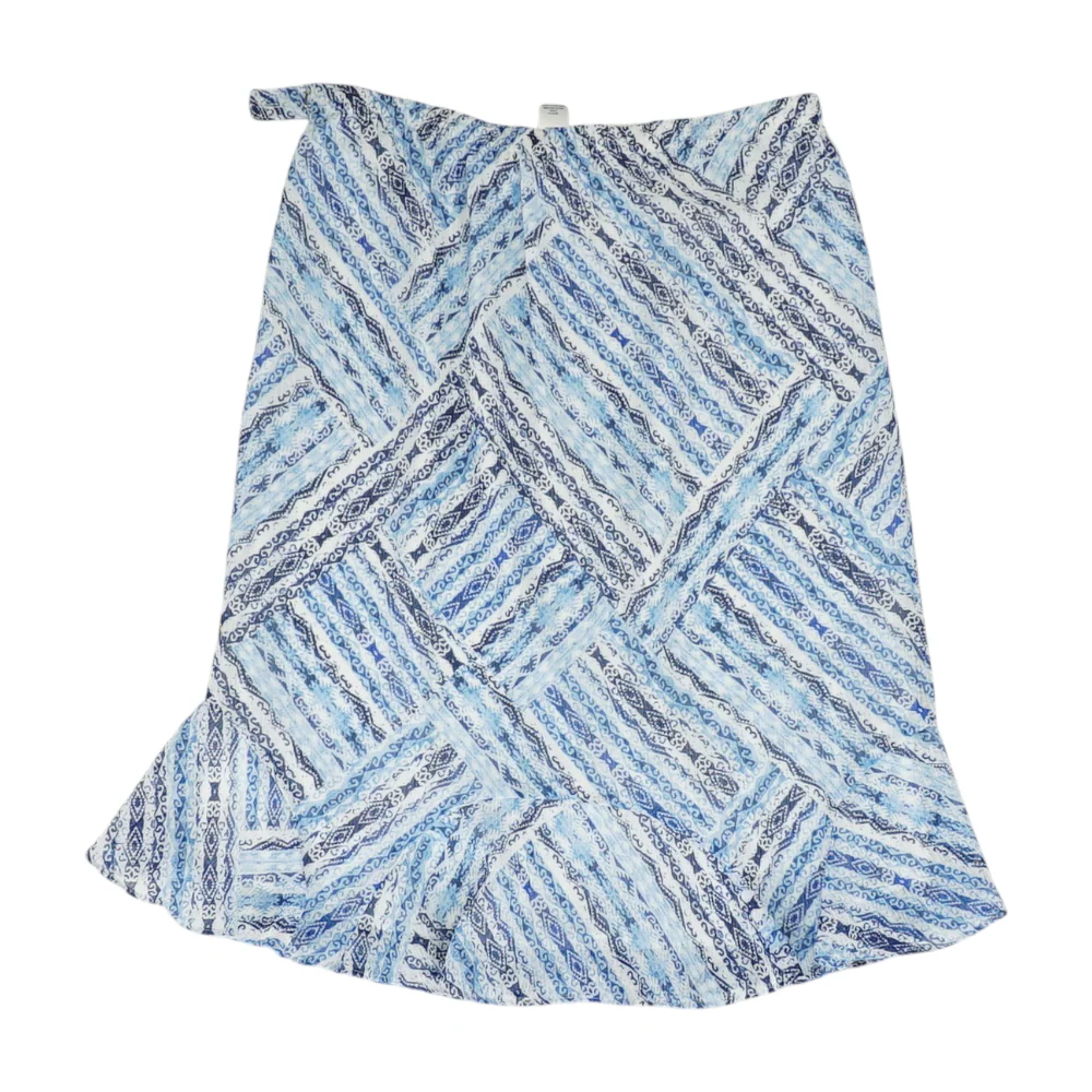 Blue Print Midi Skirt - Image 2