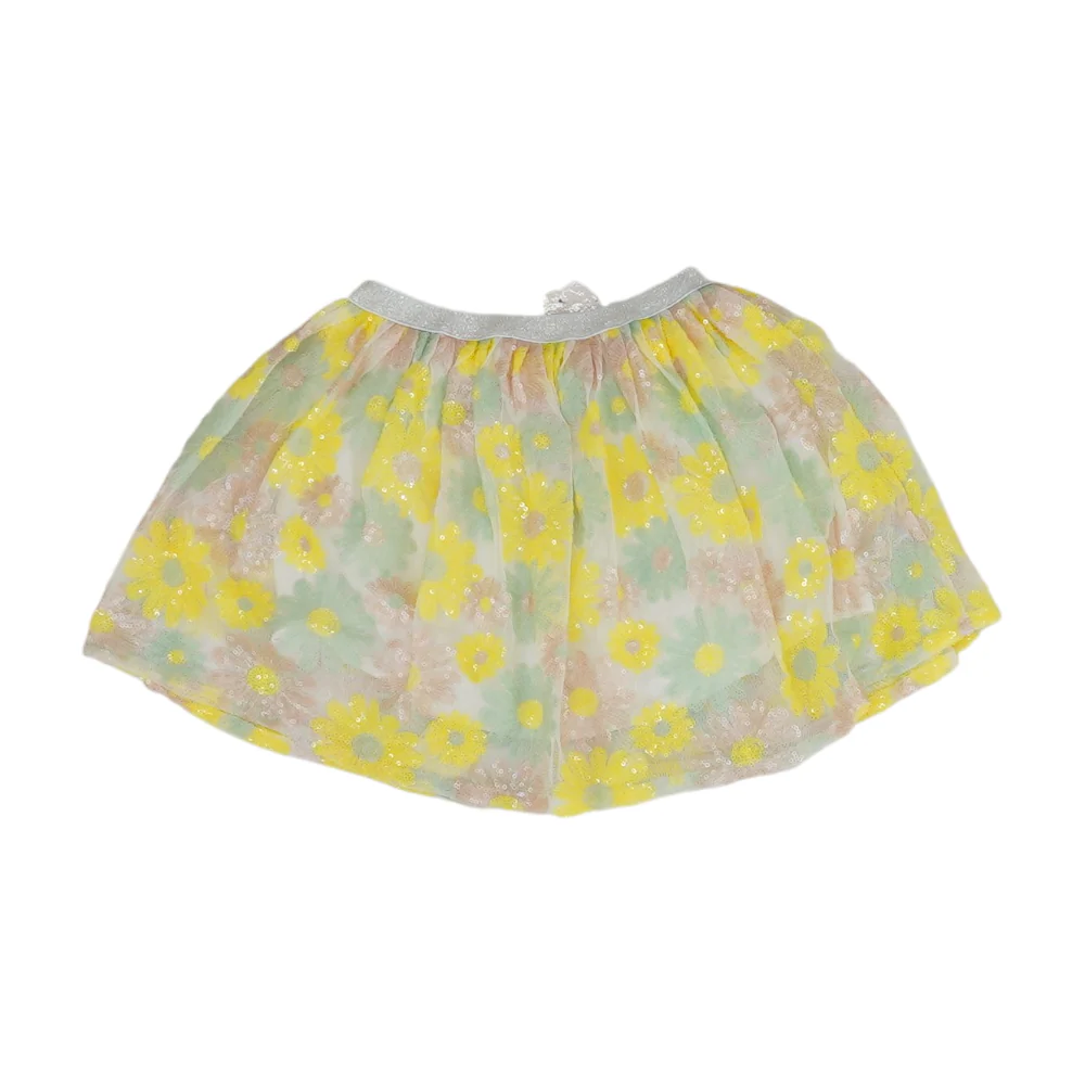 White Floral Skirt - Image 2
