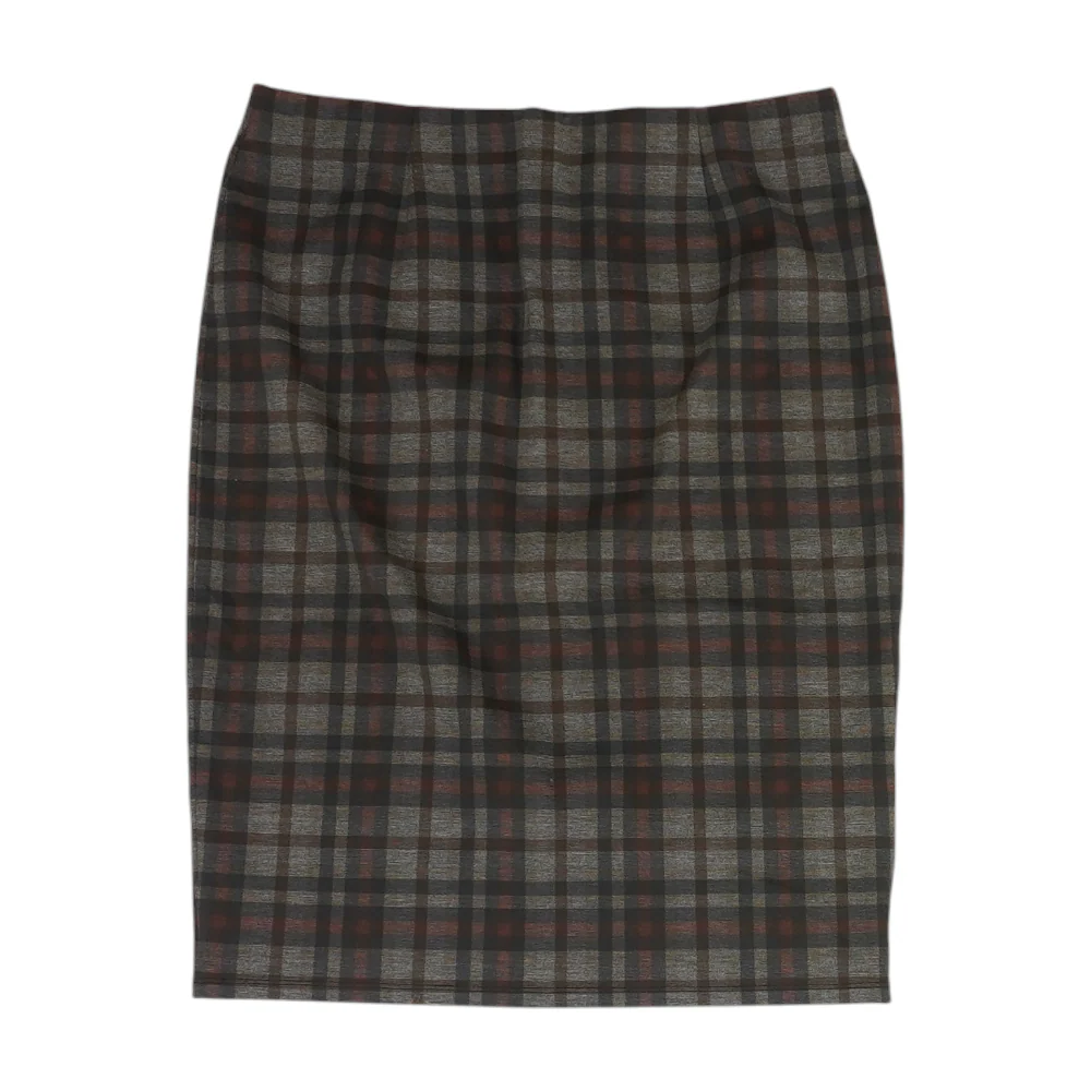 Multi Check Midi Skirt - Image 2