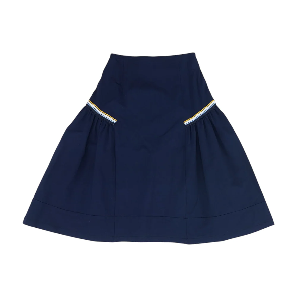 Navy Midi Skirt