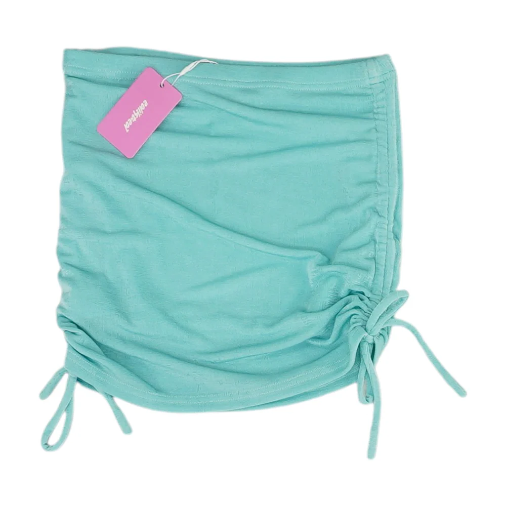 Turquoise Mini Skirt - Image 2