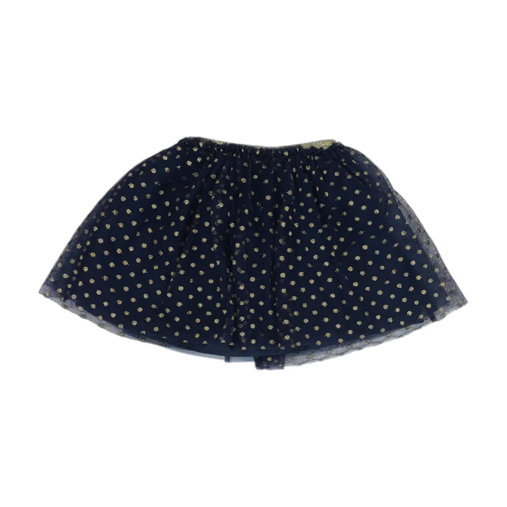 Navy Print Skirt - Image 2