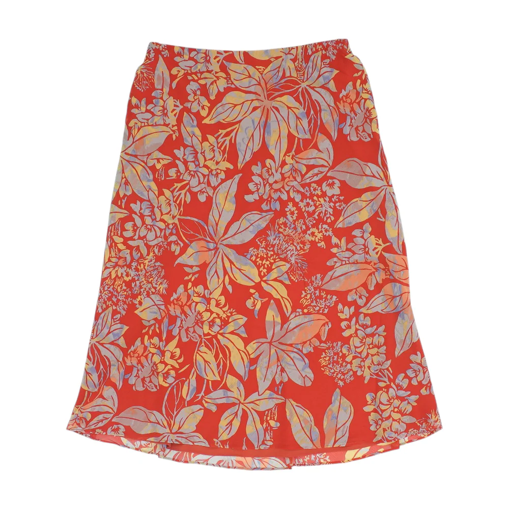 Red Floral Midi Skirt - Image 2