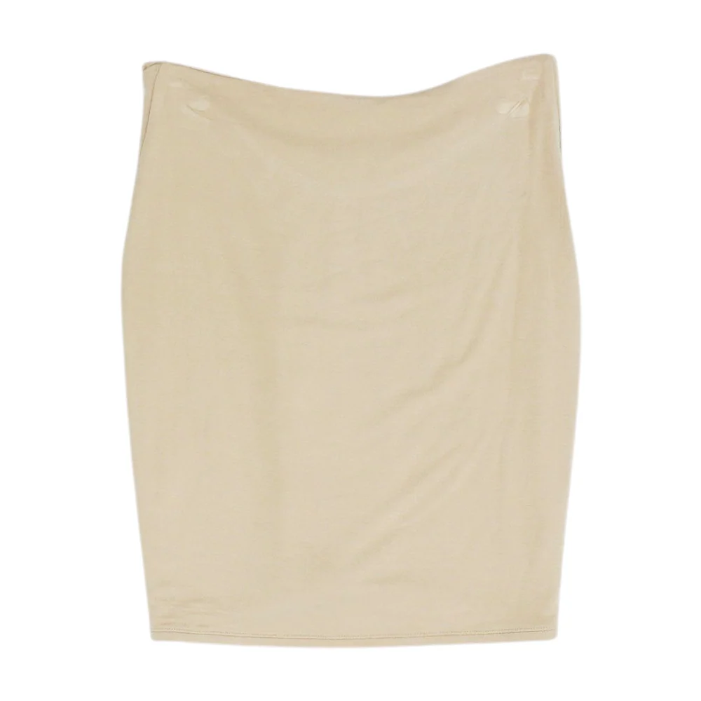Tan Mini Skirt - Image 2