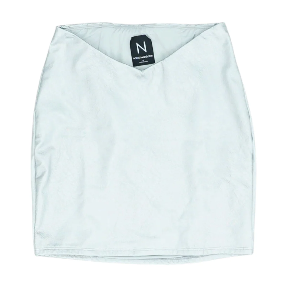 Silver Mini Skirt
