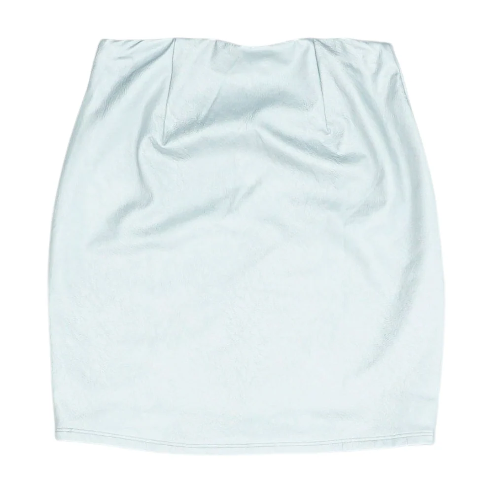 Silver Mini Skirt - Image 2