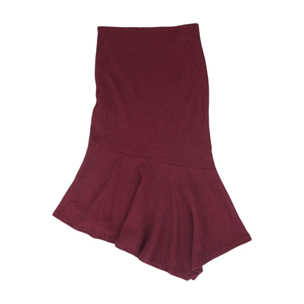 Maroon Midi Skirt - Image 2