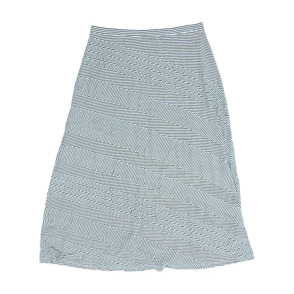 White Striped Maxi Skirt