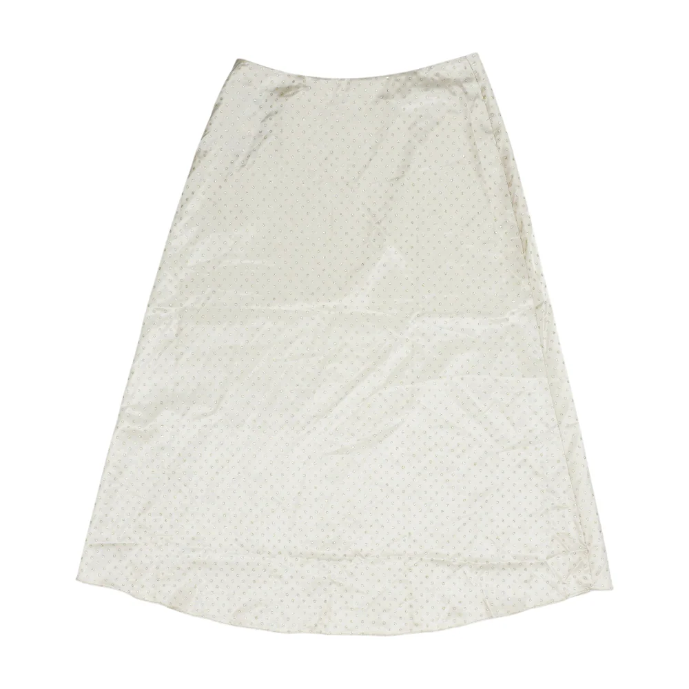 Beige Polka Dot Midi Skirt - Image 2