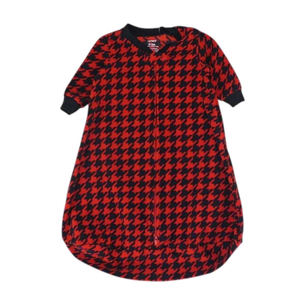 Red Houndstooth Sleep Sack